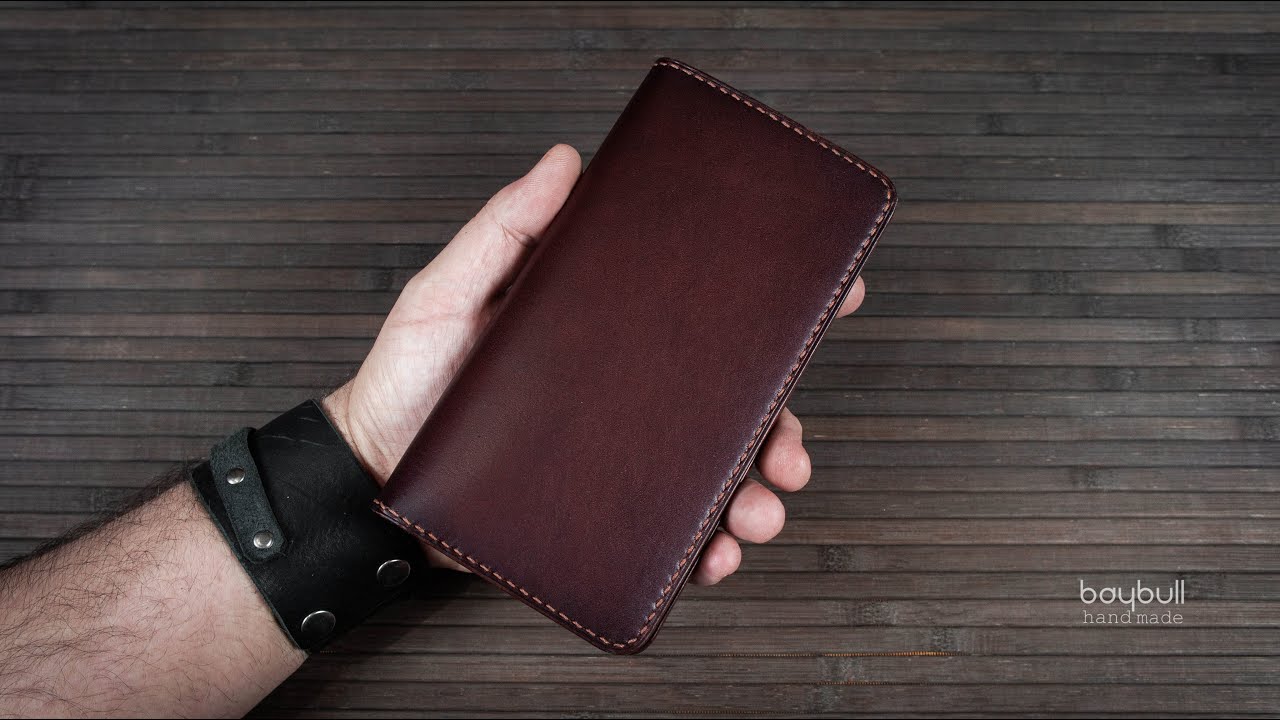 Портмоне дорожное "Слим Тревел" (Красное дерево Антик)