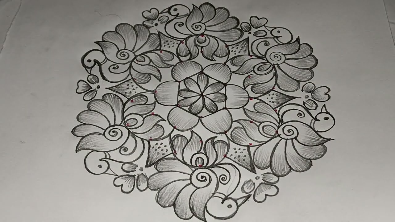 Sankranti special rangoli design 🌺 pongal rangoli designs 🌺 simple unique rangoli design 🌺 easy 🌺