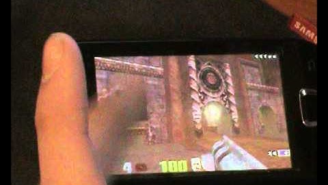 Quake 3 on Samsung Galaxy Apollo (i5800) with Android 2.2 Froyo