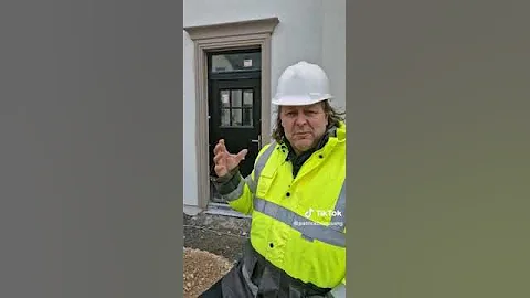 A beautiful door surround recently erected on a scheme in Bandon cork