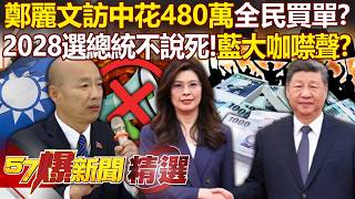 Cheng Li-wen's delegation to China spent 4.8 million NTD, with the public footing the bill?