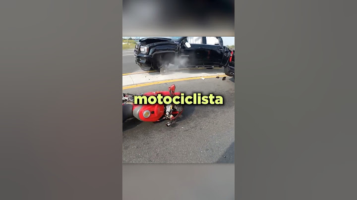 Este Motociclista se Salvó Por Poco
