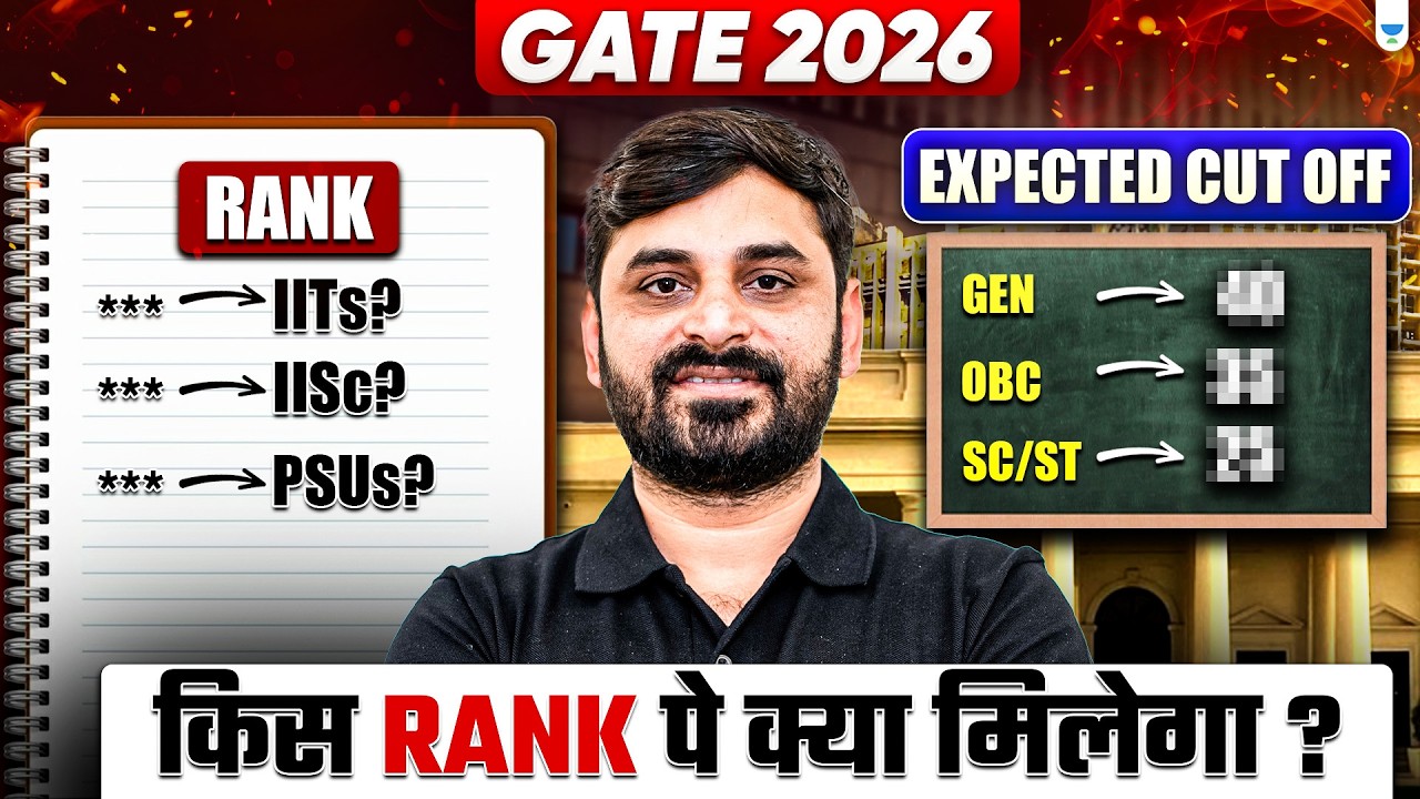 GATE 2026 Category-Wise Rank Analysis | IITs vs IISc vs PSUs – What You Get