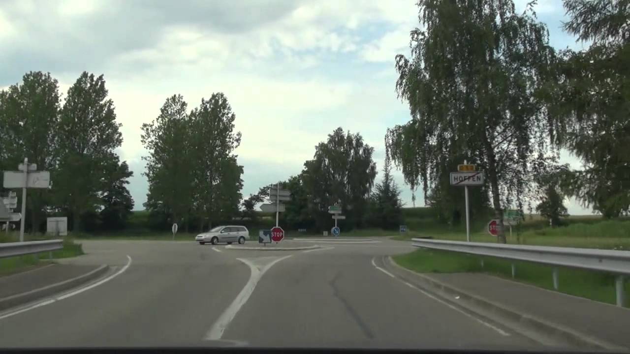 Autofahrt von Hatten nach Weissenburg im Elsass Frankreich carly4711 clips auf youtube