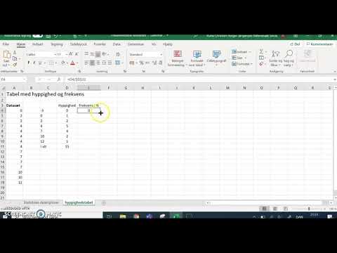Video: Hvordan lager du en frekvenstabell?