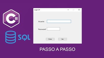 Como criar um sistema de login e senha com C# e SQLServer