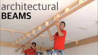 BEAUTIFUL interior Beams  Step by step