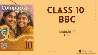 Class 10 bbc new edition 2026 Module 01 CA-1 SOLVED& EXPLAINED Net Worth