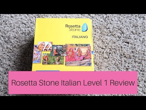 Rosetta Stone Italian Level 1 Review