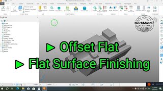 Offset Flat Finishing – Strategy & Optimization (9) | 3‑Axis Advanced Course