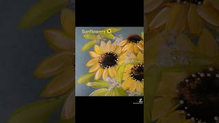 Sunflowers 🌻 #shortvideo #art #painting