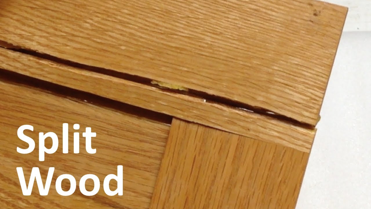 How to Fix Split Wood