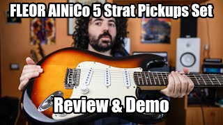 FLEOR AlNiCo 5 Stratocaster Pickups Set | Review & Demo