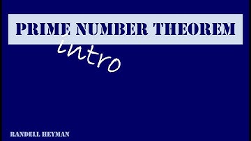 Intro Prime Number Theorem