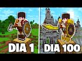 100 dias treinando para um torneio medieval no minecraft  o filme