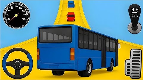 Crazy Bus Mega Ramp Impossible Racing - Bus Stunts Impossible Tracks - Android Gameplay #22 2025