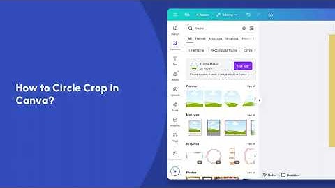 How to Circle Crop in Canva? | Canva Tutorials | Trainn