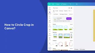 How to Circle Crop in Canva? | Canva Tutorials | Trainn