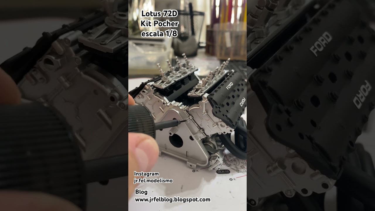 Lotus 72D - Emerson Fittipaldi - Kit Pocher - escala 1/8