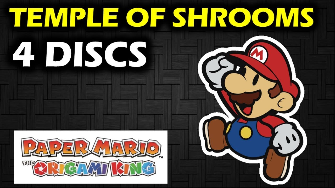 Temple of Shrooms All Disc Locations Paper Mario The Origami King