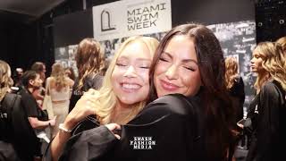 Axil Swim Fashion Show Bts Model Posing Slow Motion Paraiso Miami Swim Week 2024