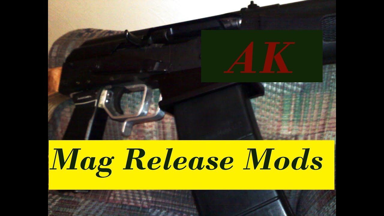 Ak Mag Release Mods For Magwell Saiga 12 And Vepr 12 Youtube