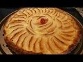 Tarta de manzana con hojaldre, muy ligera y facil de hacer.