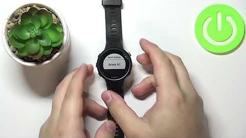 How to Factory Reset GARMIN Forerunner 45 HR – Hard Reset / Wipe Data
