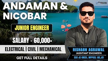Andaman and Nicobar Junior Engineer Recruitment | Other States Eligible | CE | EE | ME #rishabhsir