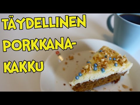 Video: Epätavallisen porkkanakakun valmistaminen