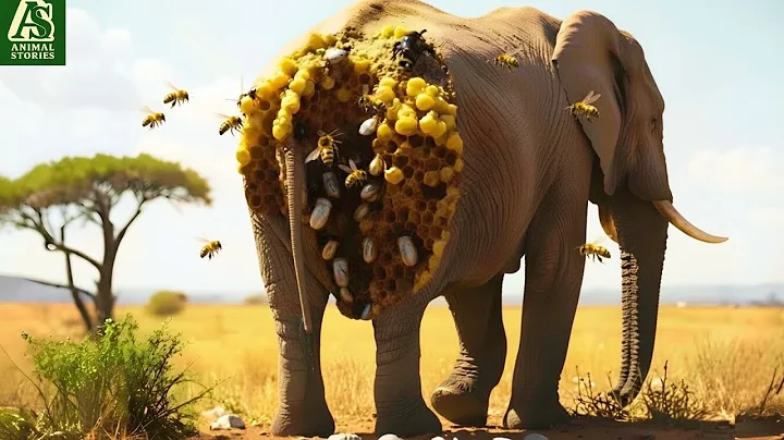 Dramatic Rescue Team Saves Mother Elephant from Deadly Bee Like Creatures