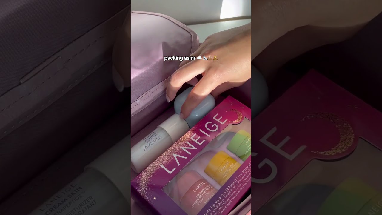 HOLIDAY TRAVEL Pack My Skincare Bag Laneige