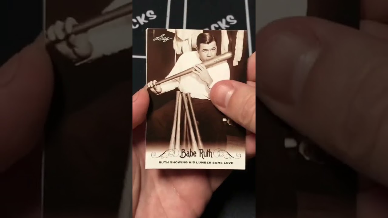 Babe Ruth Collection Baseball Mystery Box Pack 4