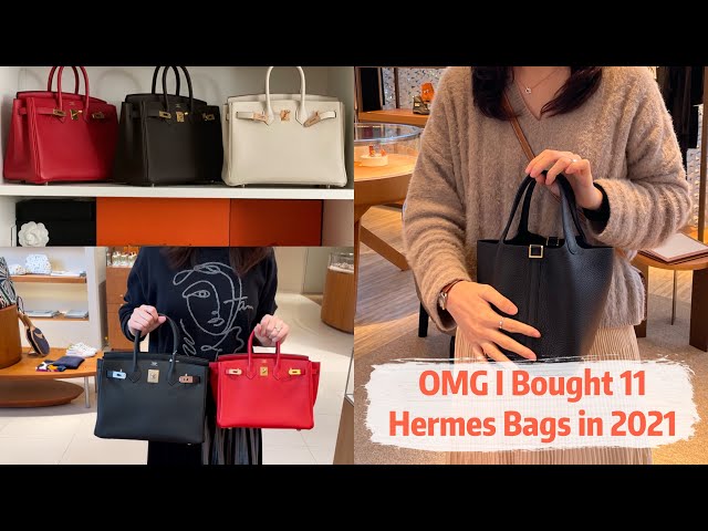 I Bought 11 Hermes Bags in 2021! How I Got Offered & Detailed Review of  Each Bag