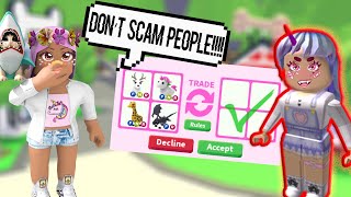 roblox adopt me scams 2019