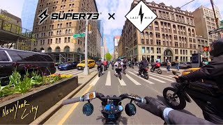 Super73 New York Season Opener Group Ride! eBike Ride POV [4K]