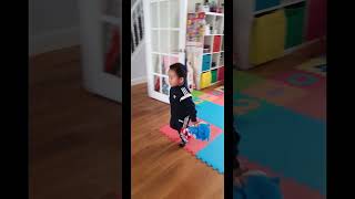 Calum dancing with YouTube superheroes 21/06/2020 (age 2.5yrs)