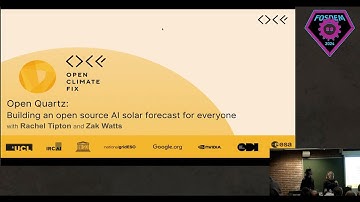 OCF at FOSDEM 2024 - Quartz Solar OS: Building an open-source AI solar forecast for everyone