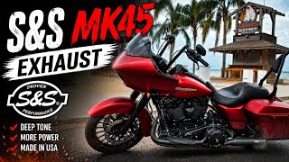 Installing S&S mk45 exhaust on Harley Road Glide