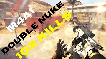 [Bullet Force] M4A1 DOUBLE NUKE & 102 KILLS