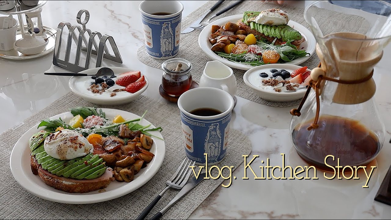 Завтрак для пары🍛Рис в горшочке после поездки в Нью-Йорк🥑 и бранч