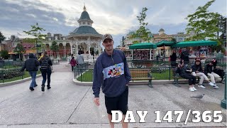 Day 147: Disneyland Paris gets hit by a workout