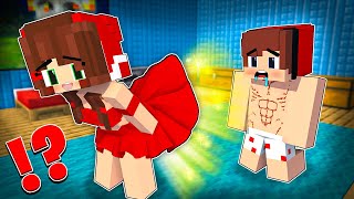 MAIZEN : JJ SHOKED JJ Sister Girl SHOWED in VILLAGE? - WHAT HE SEE?! - Minecraft Maizen Animation