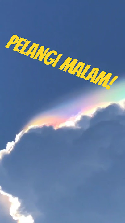 Bukan Mimpi! Pelangi Ini Muncul Saat Bulan Bersinar #shorts #moonbow #youtubeshorts #faktaaneh