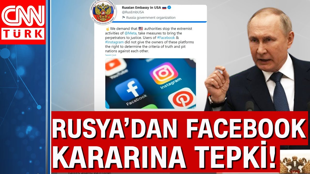 Facebook, Rusya'ya karşı nefret söylemli paylaşımlara izin verdi!