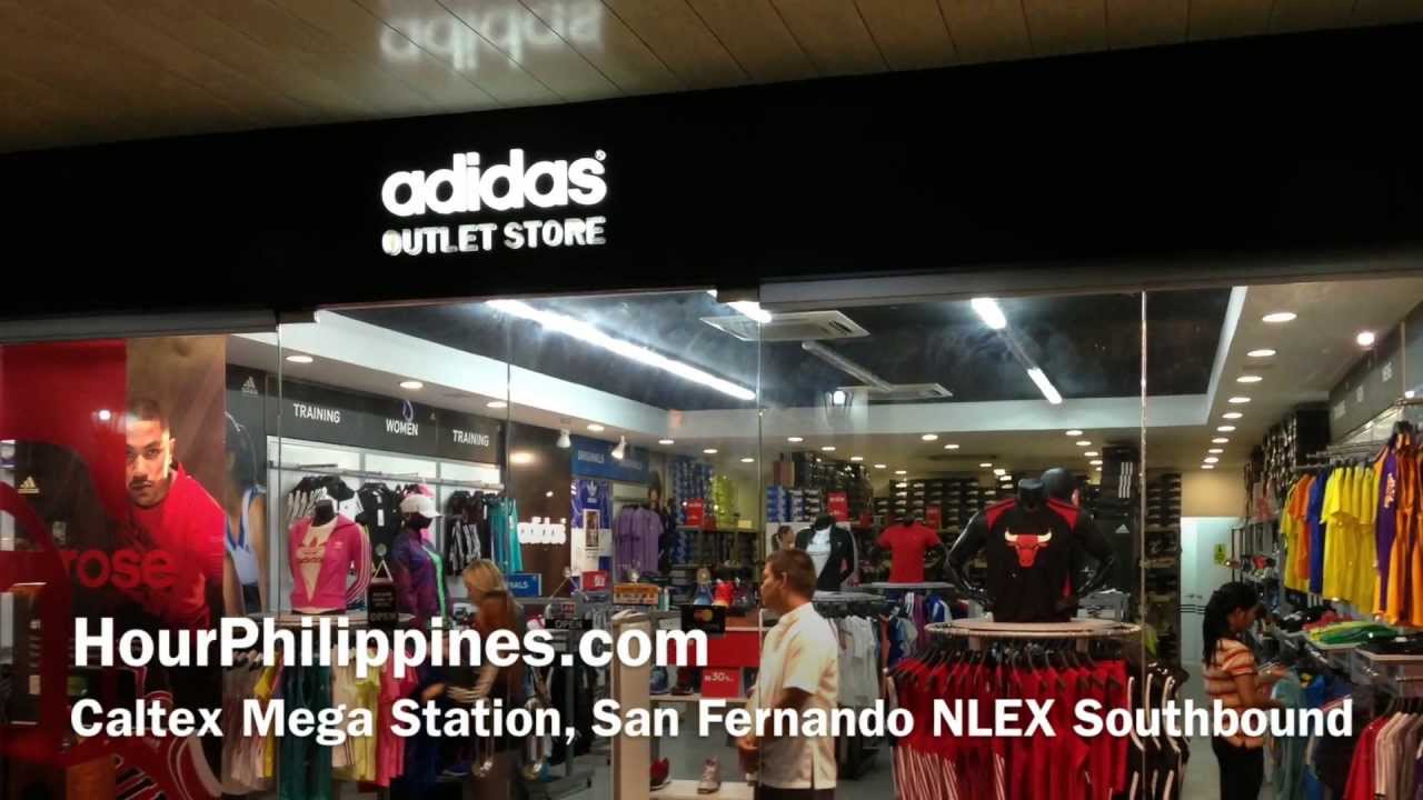 Adidas Outlet Store Caltex Mega Station San Fernando NLEX Southbound by  HourPhilippines.com - YouTube