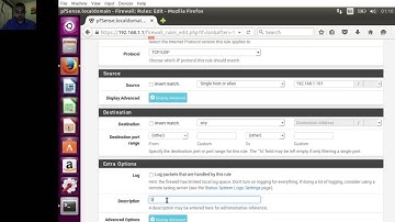 pfSense - How to block traffic from an internal IP address
