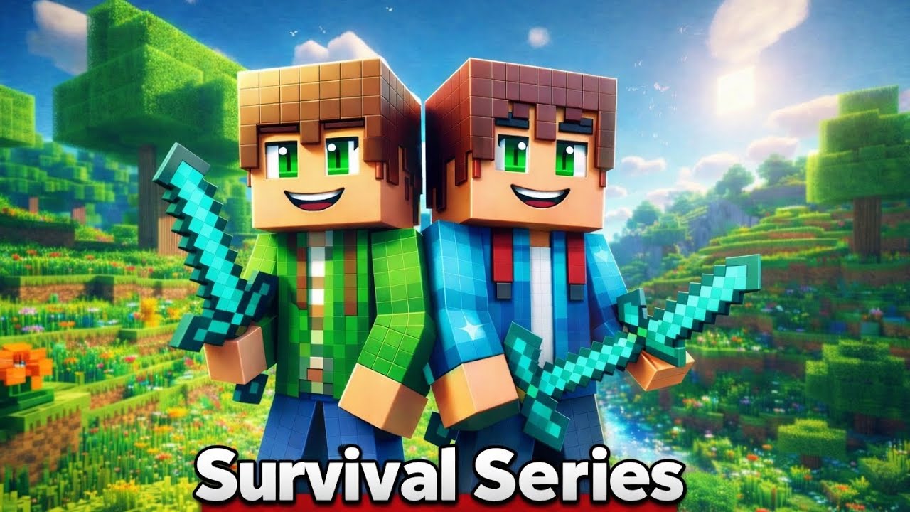 Minecraft New Survival Series Ep ( 1 ) || With My Brother 
