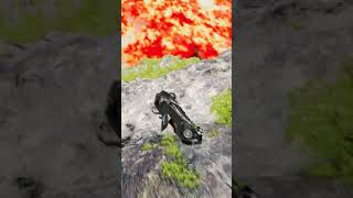 ETK K Series vs Giant Lava Pit – BeamNG.drive #beamng #shorts #beamngdrive #usa #viral