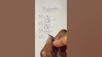 How to do double factorials | multi-factorials #maths